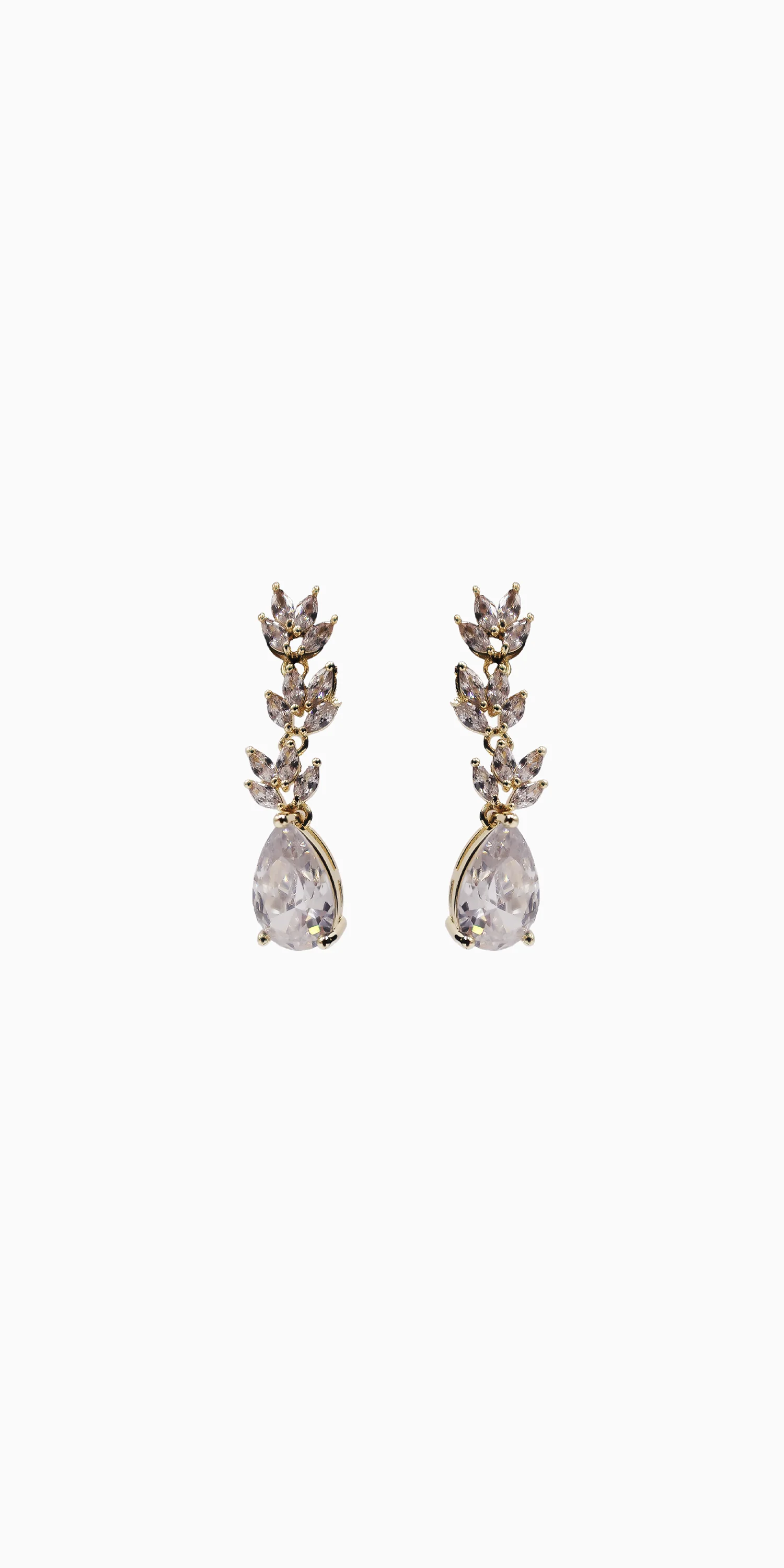 Multi Stone Teardrop Earrings
