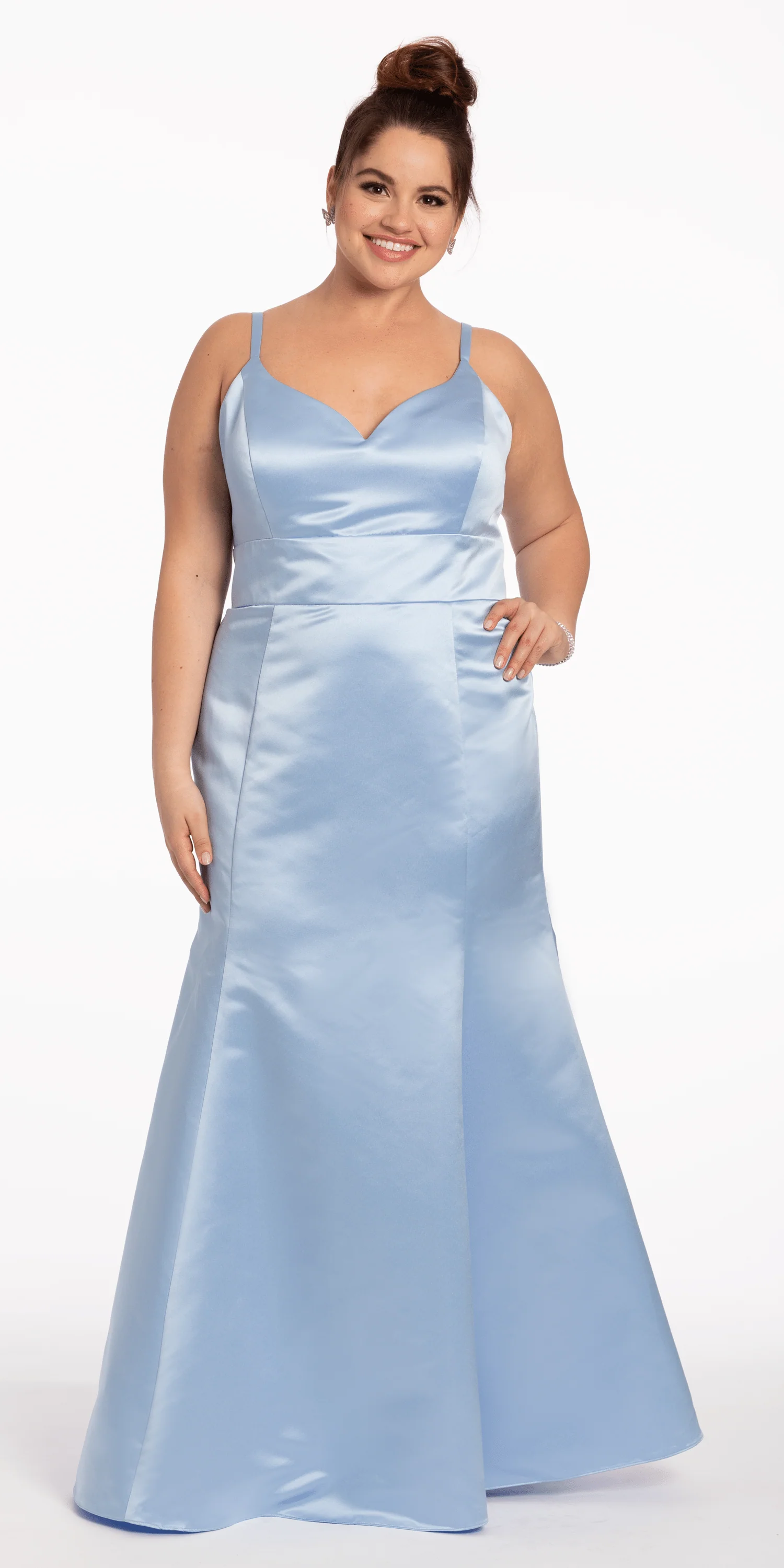Satin Mermaid Sweetheart Dress - Missy - Image 4