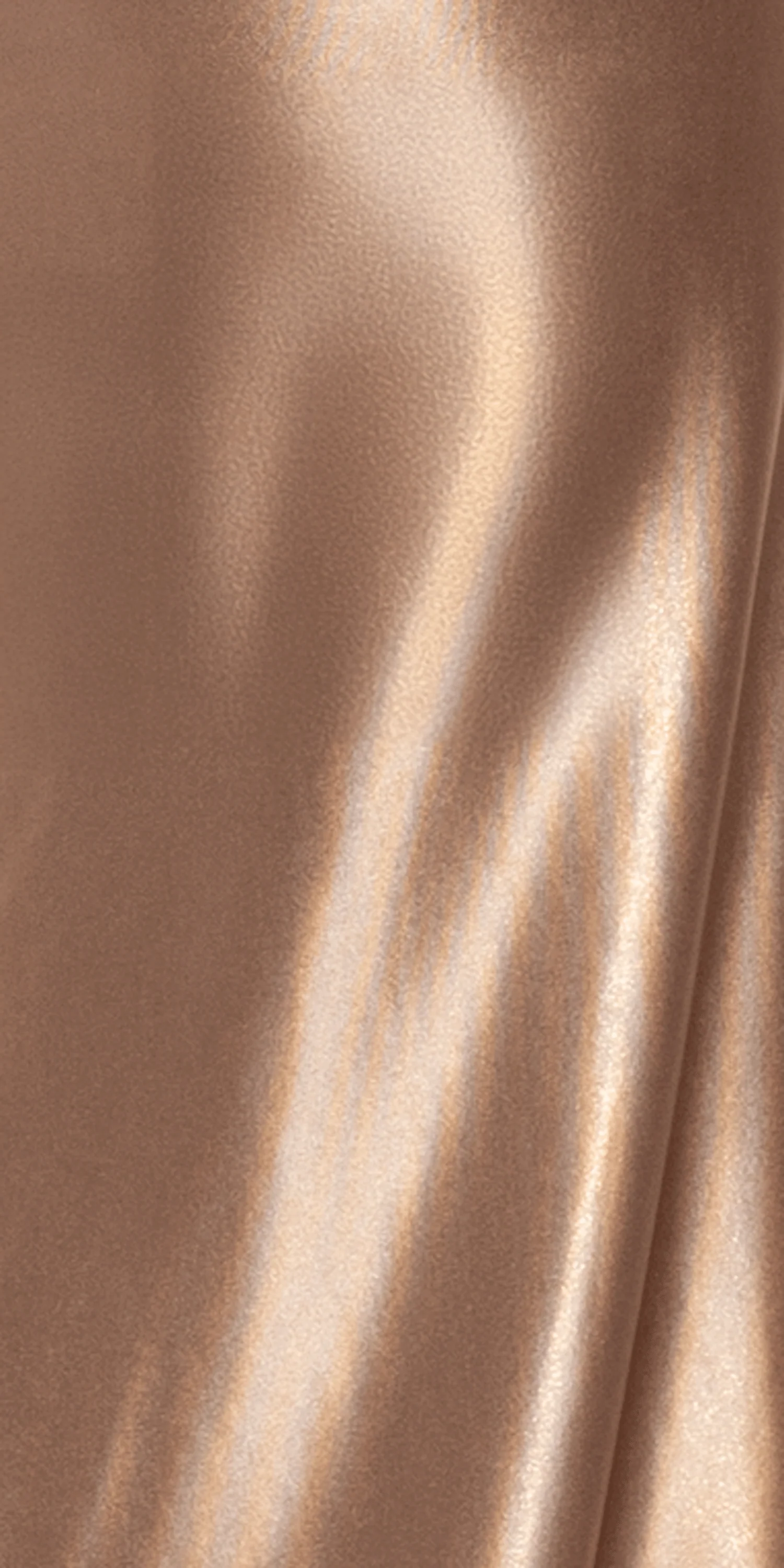 Foil Satin Twist Bodice Corset Column Dress with Side Slit - Image 9