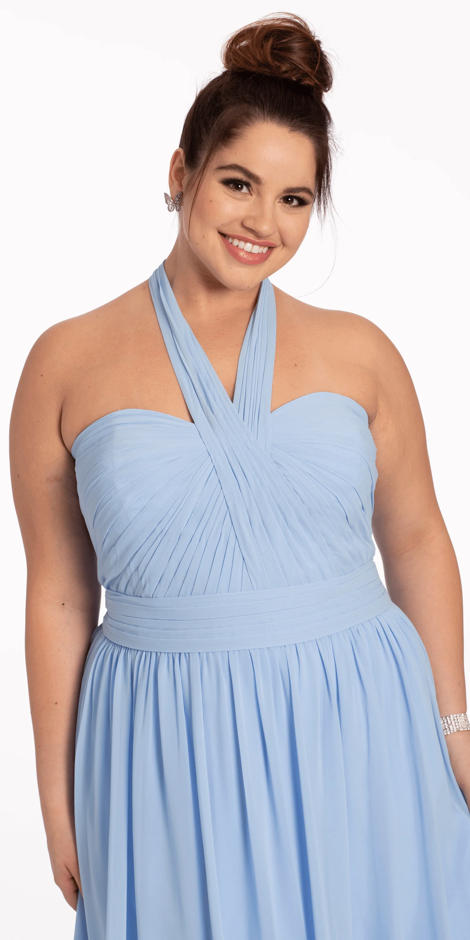 Tie Neck Halter Dress - Petite - Image 7